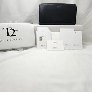 Authentic Celine Black Leather Wallet